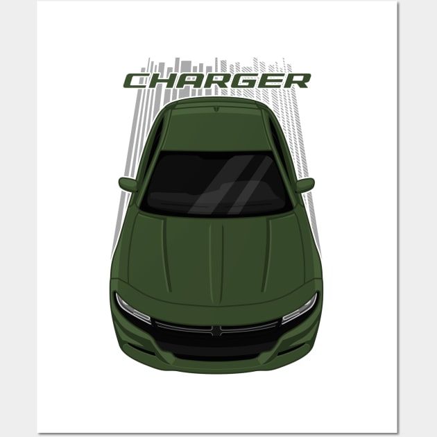 Dodge Charger 2015-2021 - F8 Green Wall Art by V8social